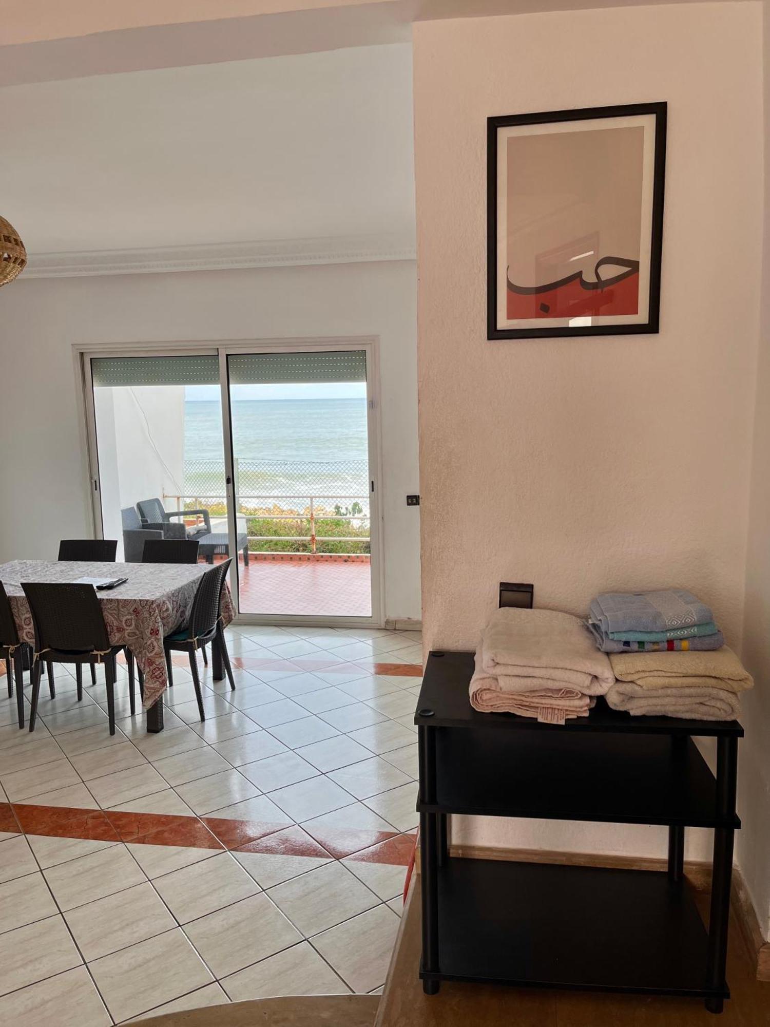 Splendid Beachfront Villa In Sidi Bouzid Beach With Pool Douar Ourlali Екстериор снимка