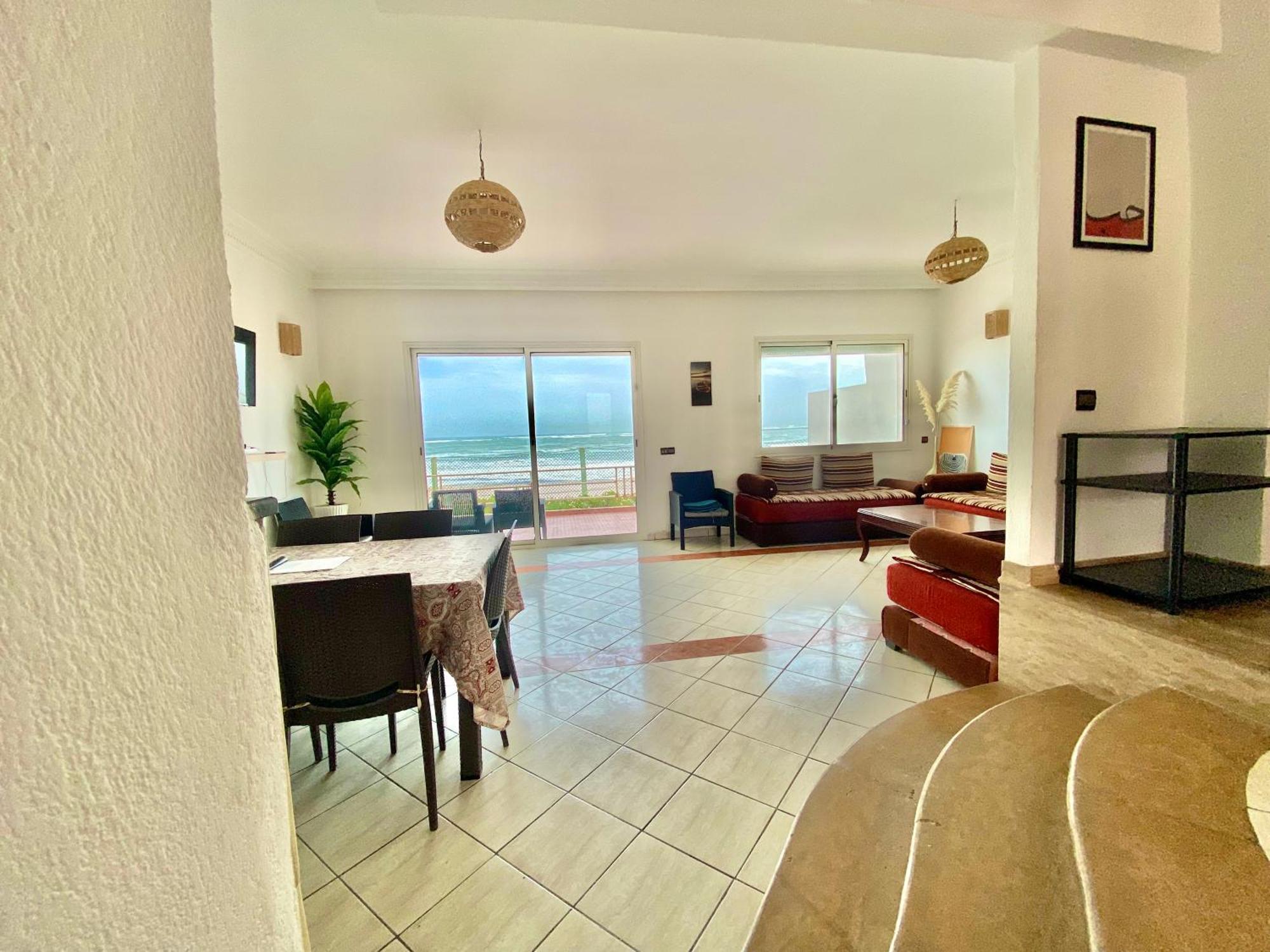 Splendid Beachfront Villa In Sidi Bouzid Beach With Pool Douar Ourlali Екстериор снимка
